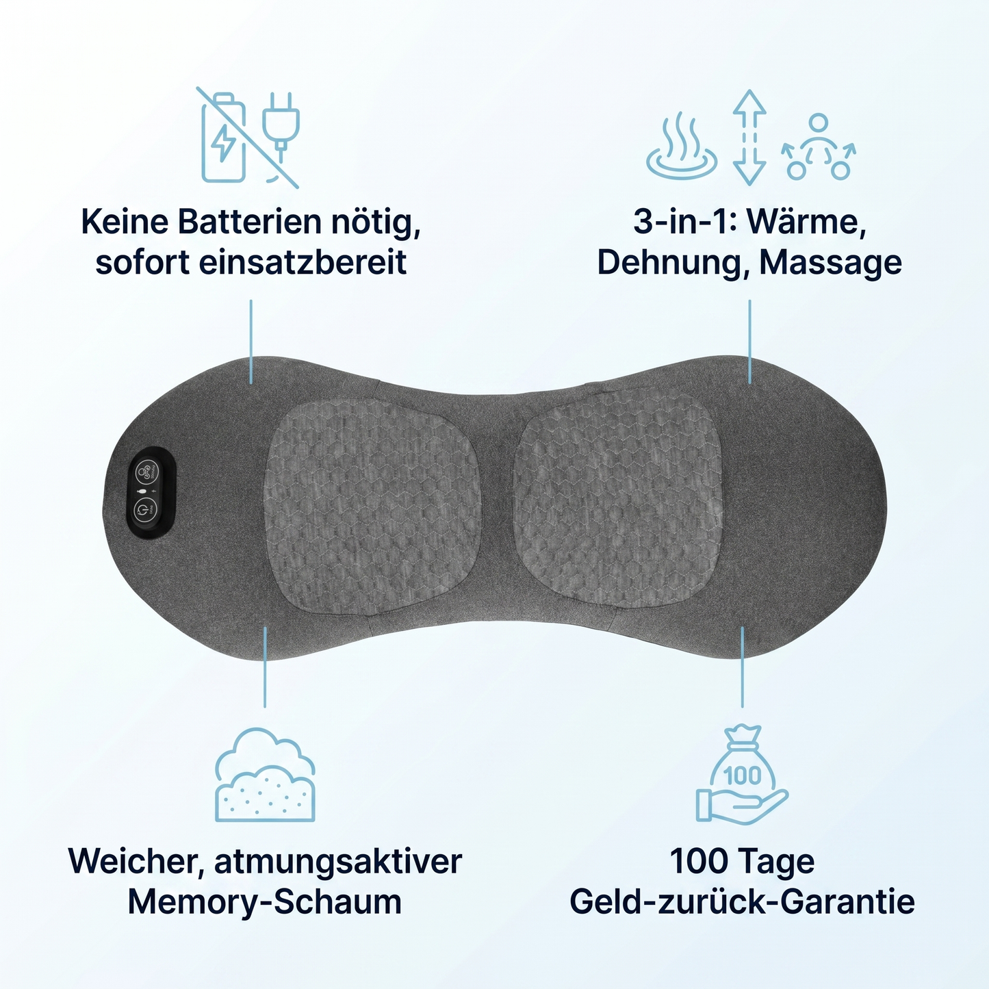 DeepComfort 3 in 1 Massage Pad